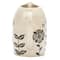 Hello Honey® 62oz. Cream & Black Hand-Painted Embossed Flowers Stoneware Pitcher